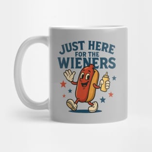 I'm Just Here For The Wieners - Funny Hot Dog Lover Mug